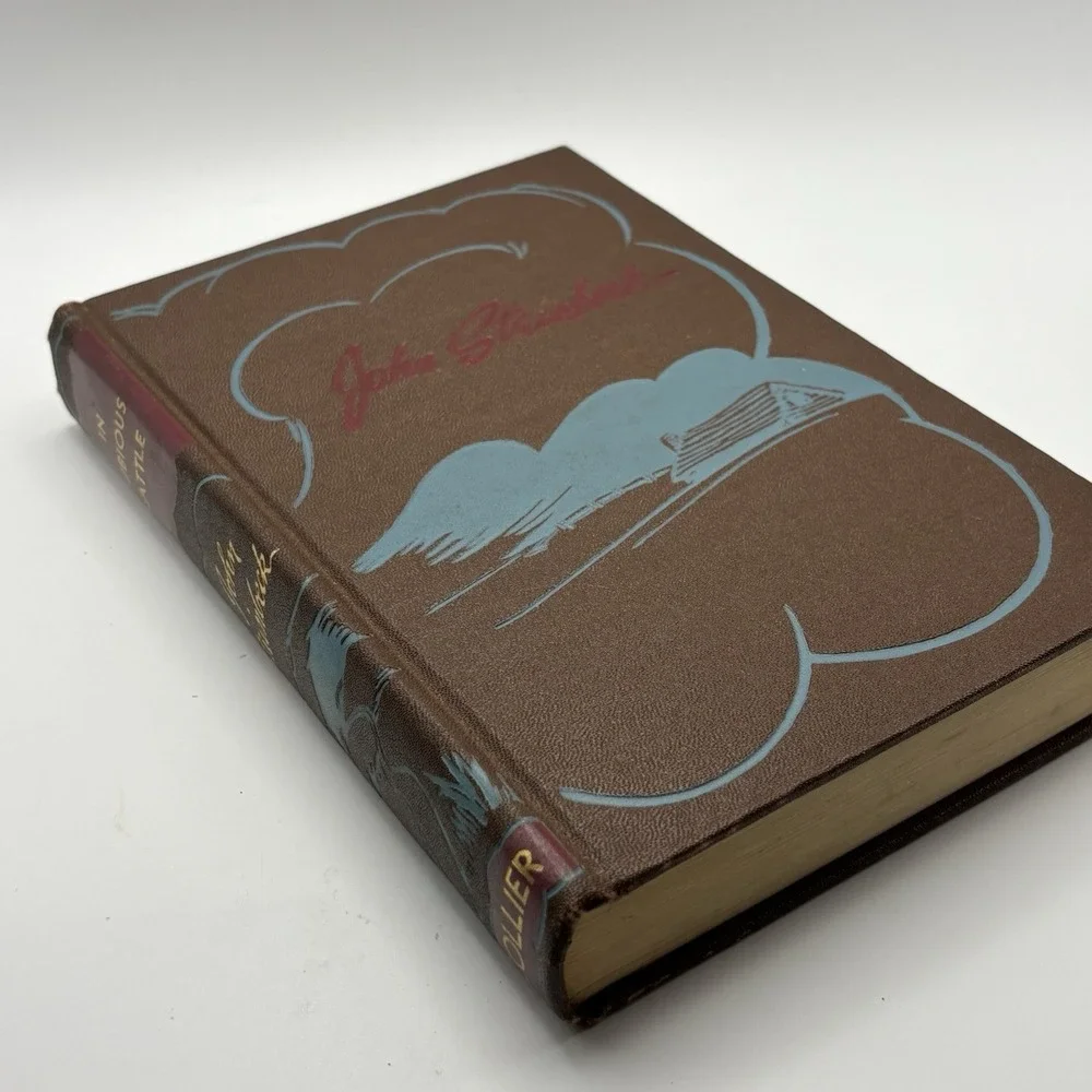 John‎ Steinbeck Books 3 The Long Valley Tortilla Flat In Dubious Battle Collier